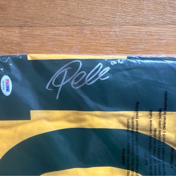 Authentic Pele Signed Soccer Jersey CBD Brazil PSA/DNA - Picture 2 of 7